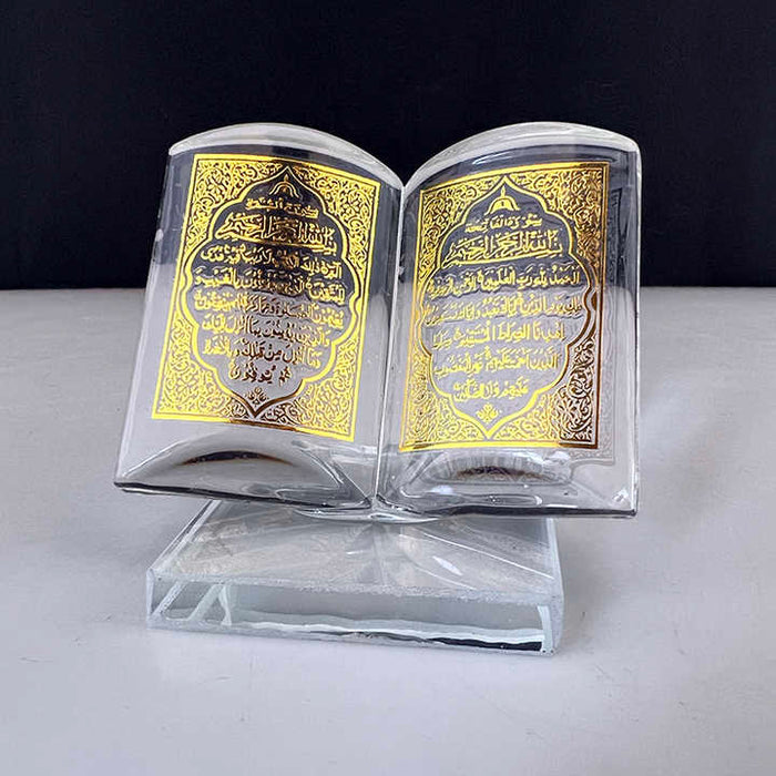 Gold Printed Crystal Quran crafts