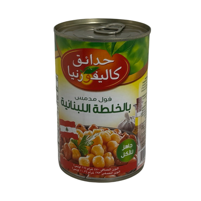 فول مدمس بالخلطة اللبنانية