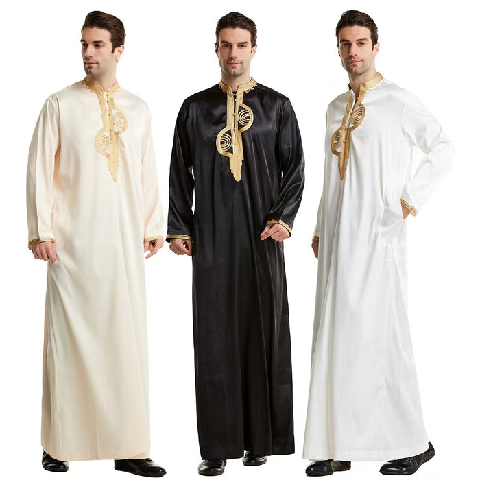Embroidered Men's Thobe